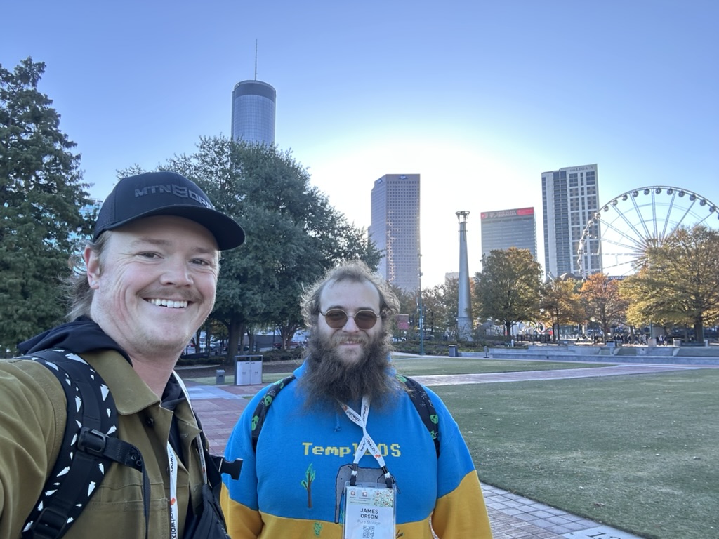 Brandon and James in Atlanta